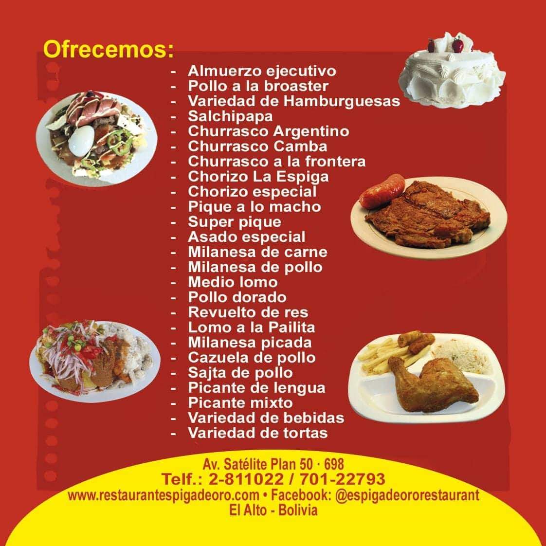 Menu Espiga De Oro-1